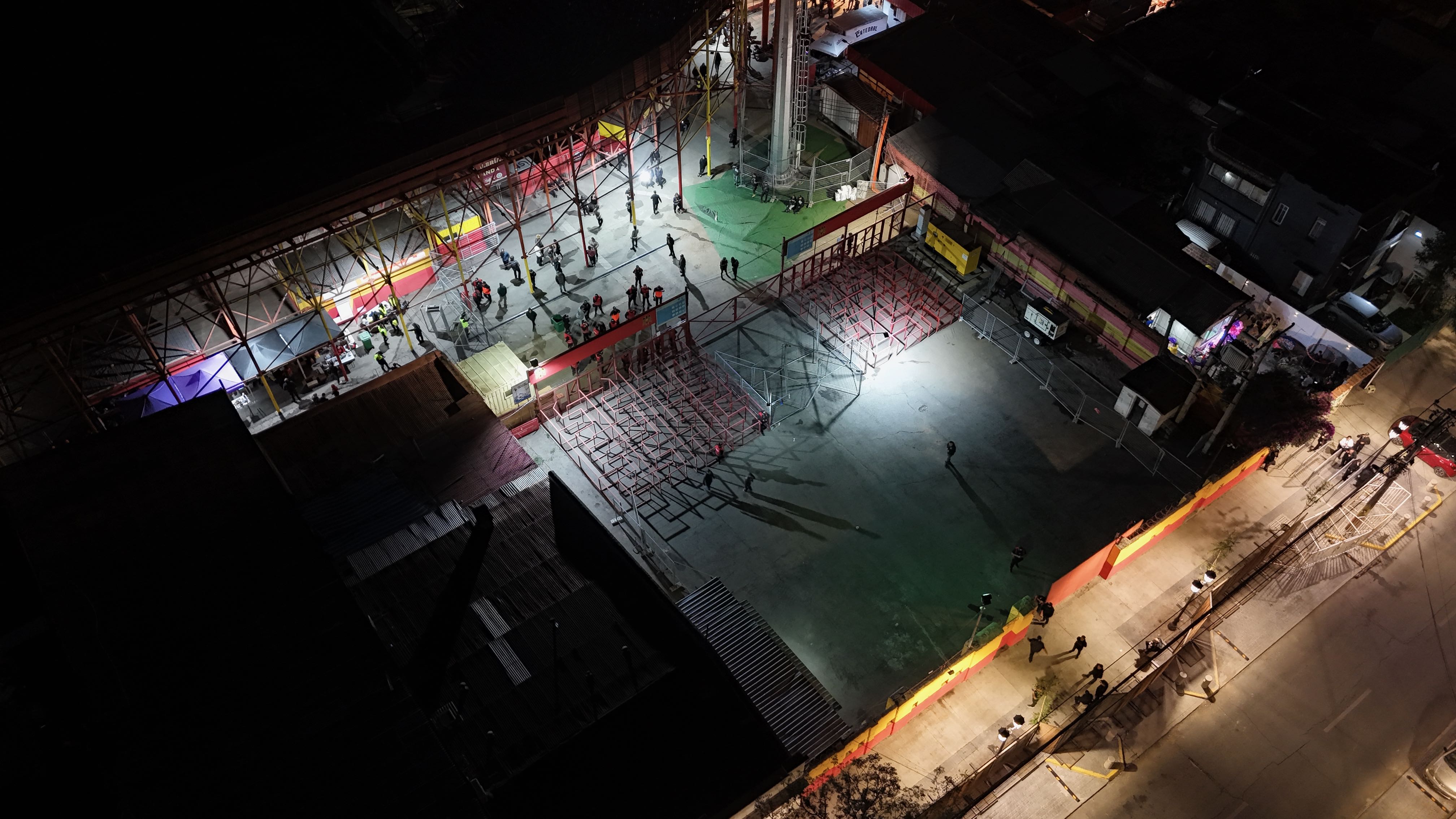 Drone en evento masivo
